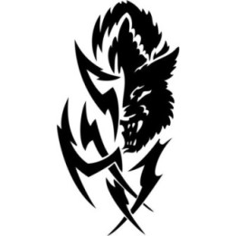 Wild Wolf Vinyl Decal Sticker V54 - DecalsHouse