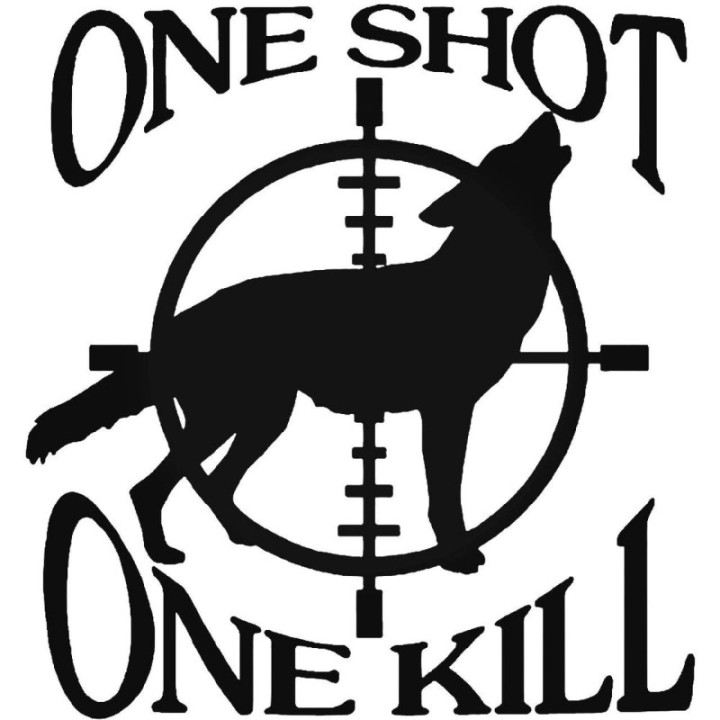 Wild Wolf Vinyl Decal Sticker V58 - DecalsHouse