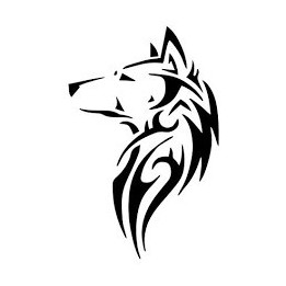 Wild Wolf Vinyl Decal Sticker V59 - DecalsHouse