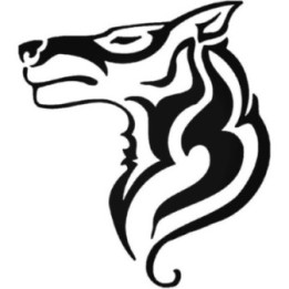 Wild Wolf Vinyl Decal Sticker V60 - DecalsHouse