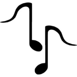 Music Note Stickers – Quaver Symbol Decals (2-Pack)