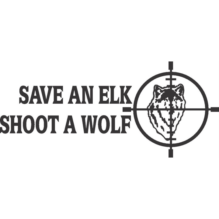 Wild Wolf Vinyl Decal Sticker V69 - DecalsHouse