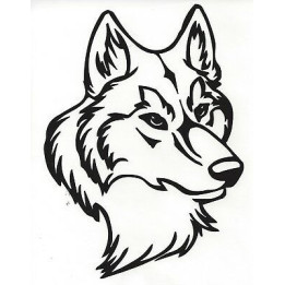 Wild Wolf Vinyl Decal Sticker V71 - DecalsHouse