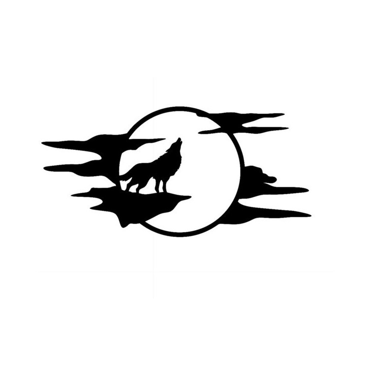 Wild Wolf Vinyl Decal Sticker V73 - DecalsHouse