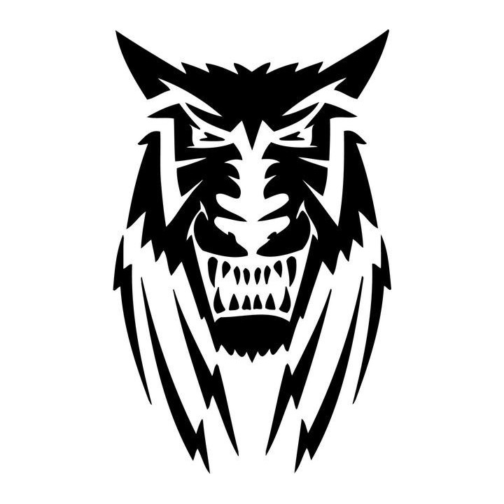 Wild Wolf Vinyl Decal Sticker V79 - DecalsHouse