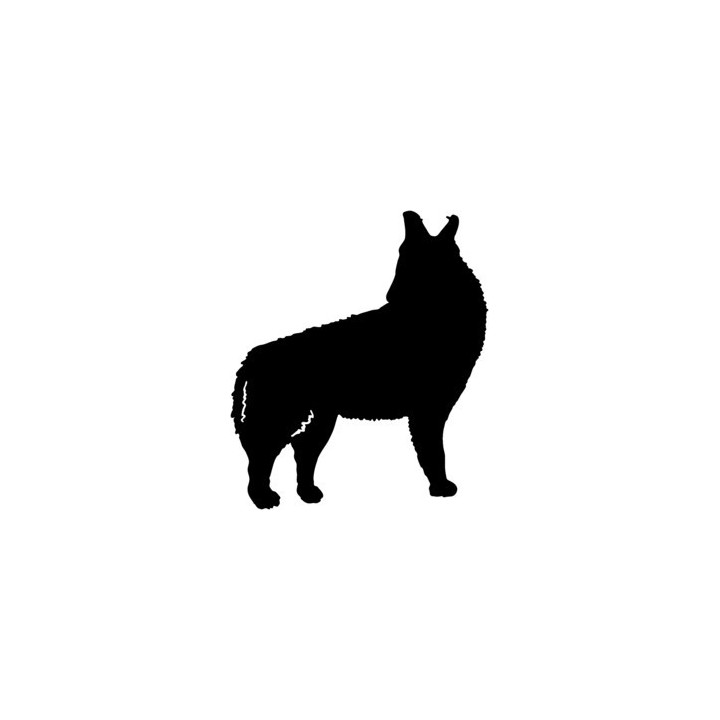 Wild Wolf Vinyl Decal Sticker V8 - DecalsHouse