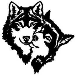 Wild Wolf Vinyl Decal Sticker V80 - DecalsHouse