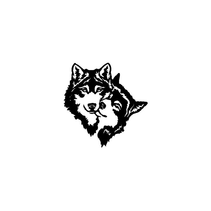 Wild Wolf Vinyl Decal Sticker V80 - DecalsHouse