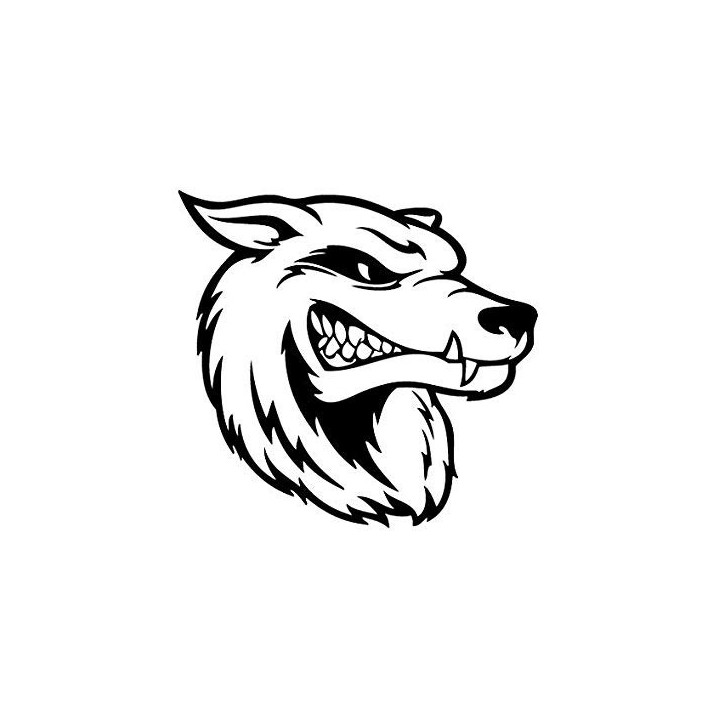 Wild Wolf Vinyl Decal Sticker V92 - DecalsHouse