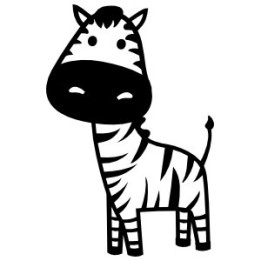 Zebra Vinyl Decal Sticker V19 - DecalsHouse