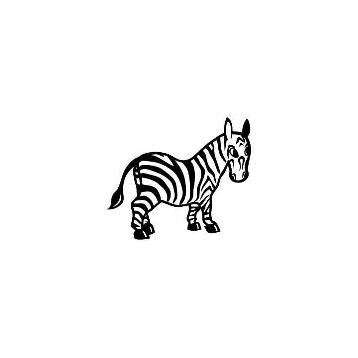 Zebra Vinyl Decal Sticker V22 - DecalsHouse