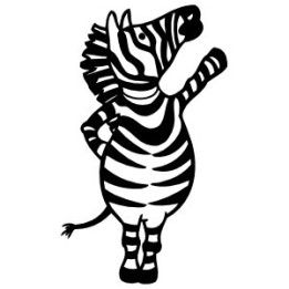 Zebra Vinyl Decal Sticker V23 - DecalsHouse