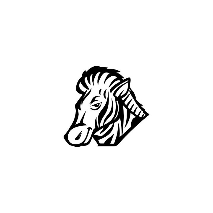 Zebra Vinyl Decal Sticker V24 - DecalsHouse