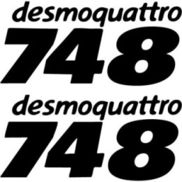 Ducati 748 Desmoquattro Vinyl Decal Sticker Dh - DecalsHouse