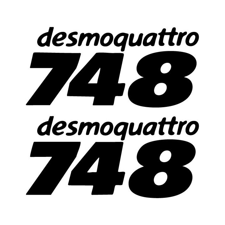 Ducati 748 Desmoquattro Vinyl Decal Sticker Dh - DecalsHouse