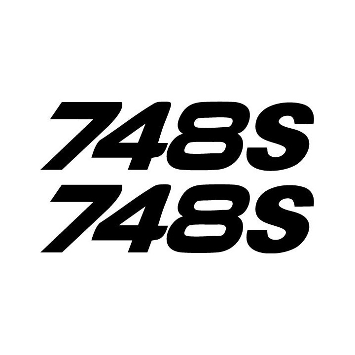 Ducati 748 S Vinyl Decal Sticker V2 Dh - DecalsHouse