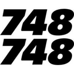 Ducati 748 Vinyl Decal Sticker V2 Dh - DecalsHouse