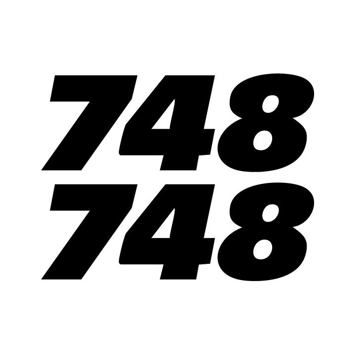 Ducati 748 Vinyl Decal Sticker V2 Dh - DecalsHouse