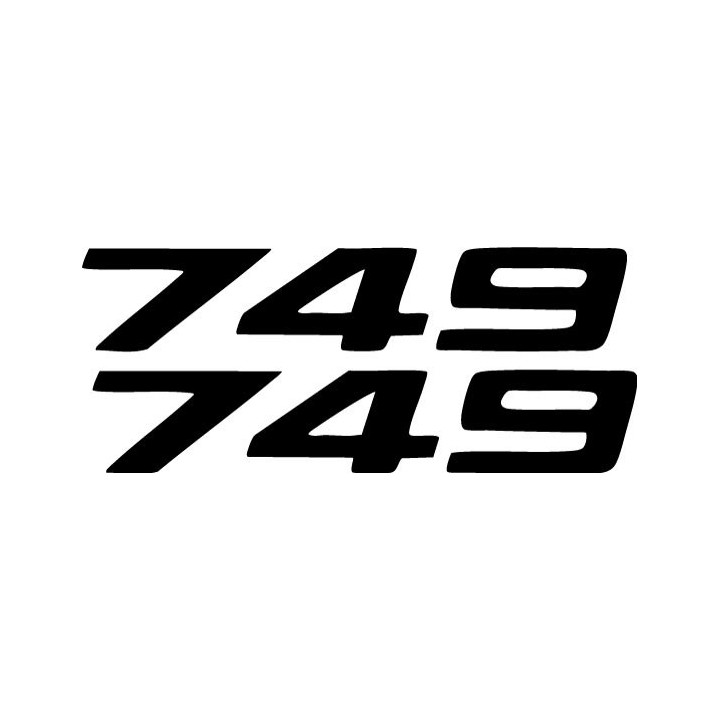 Ducati 749 Vinyl Decal Sticker V2 Dh - DecalsHouse