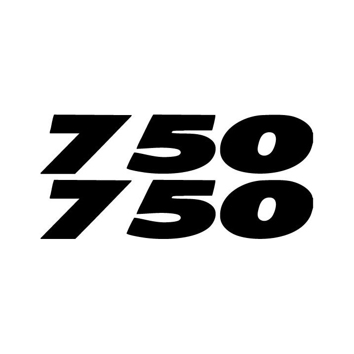 Ducati 750 Vinyl Decal Sticker V3 Dh - DecalsHouse