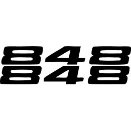 Ducati 848 Vinyl Decal Sticker Dh - DecalsHouse