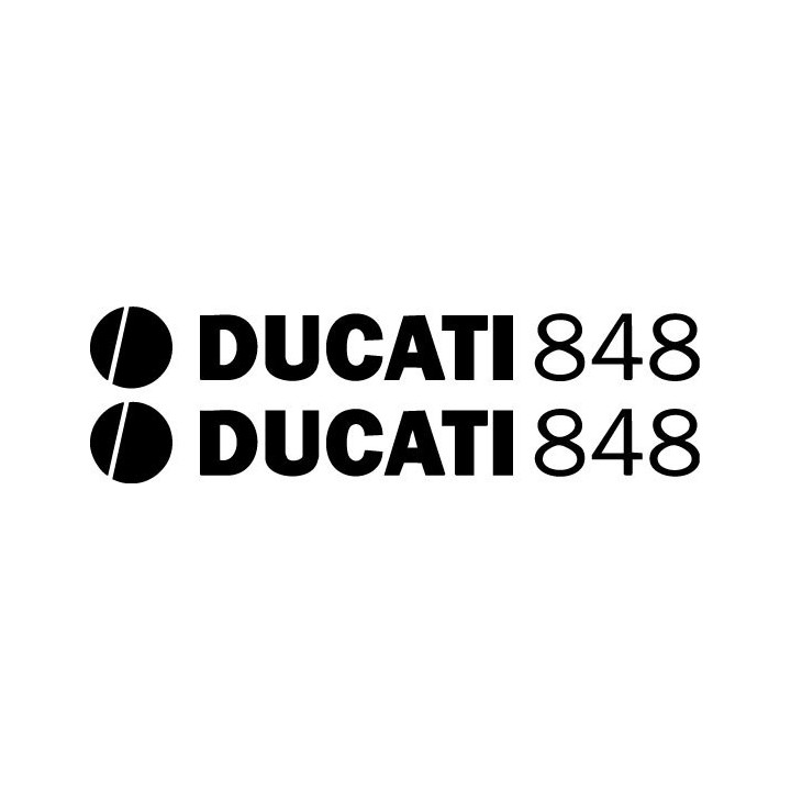 Ducati 848 Vinyl Decal Sticker V2 Dh - DecalsHouse