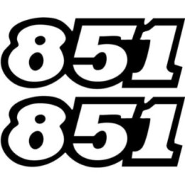 Ducati 851 Vinyl Decal Sticker Dh - DecalsHouse