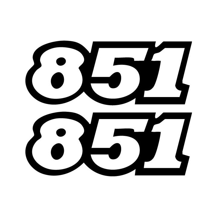 Ducati 851 Vinyl Decal Sticker Dh - DecalsHouse