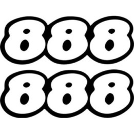 Ducati 888 Vinyl Decal Sticker V2 Dh - DecalsHouse