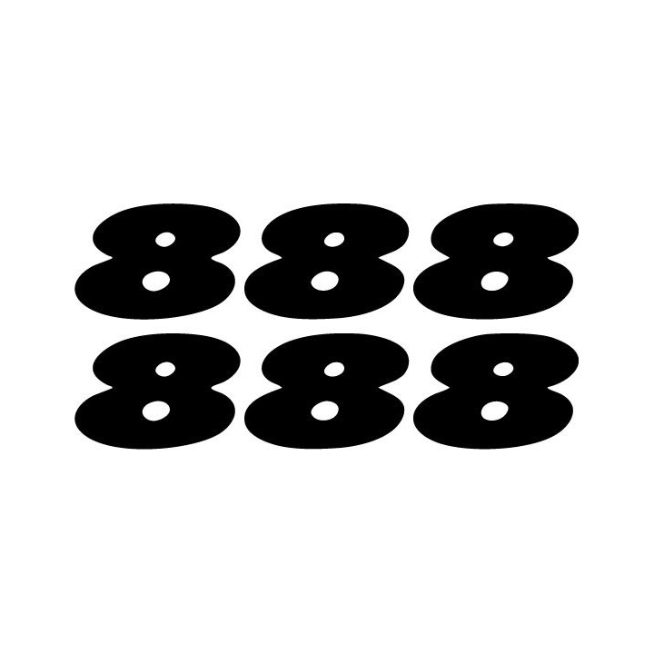 Ducati 888 Vinyl Decal Sticker V3 Dh - DecalsHouse