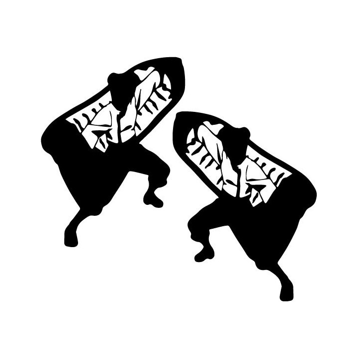 Naruto Tenten Stickers – Ninja Anime Decals (2-Pack)