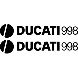 Ducati 998 Vinyl Decal Sticker V2 Dh - DecalsHouse