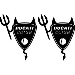 Ducati Devil Vinyl Decal Sticker V2 Dh - DecalsHouse