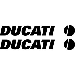 Ducati Logo Vinyl Decal Sticker V7 Dh - DecalsHouse