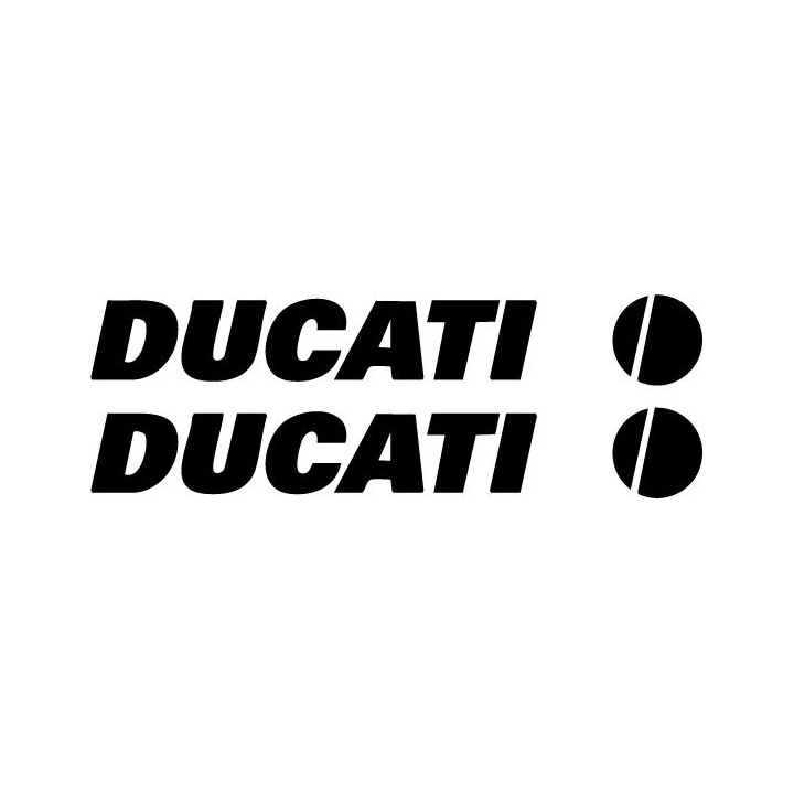 Ducati Logo Vinyl Decal Sticker V7 Dh - DecalsHouse