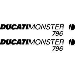 Ducati Monster 796 Vinyl Decal Sticker V2 Dh - DecalsHouse