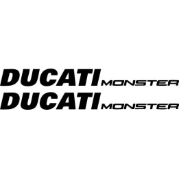 Ducati Monster Vinyl Decal Sticker V2 Dh - DecalsHouse