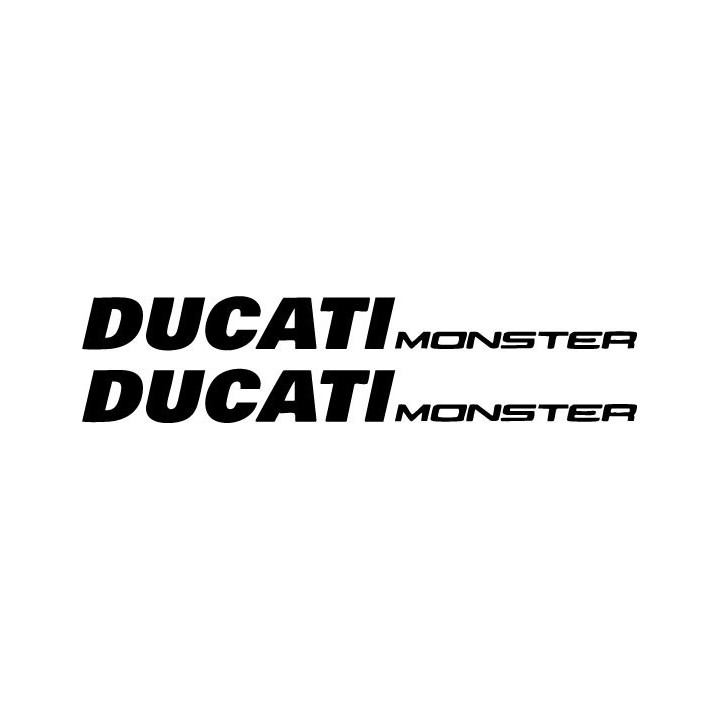 Ducati Monster Vinyl Decal Sticker V2 Dh - DecalsHouse
