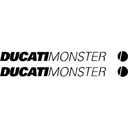 Ducati Monster Vinyl Decal Sticker V3 Dh - DecalsHouse