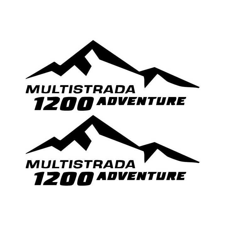 Ducati Multistrada 1200 Adventure Vinyl Decal Sticker Dh - DecalsHouse