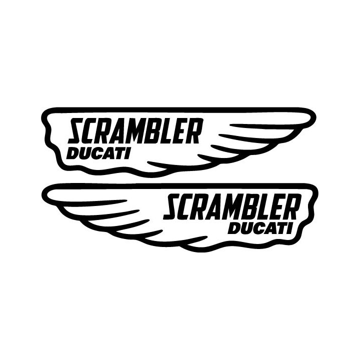 Ducati Scrambler Classic Vinyl Decal Sticker Dh - DecalsHouse