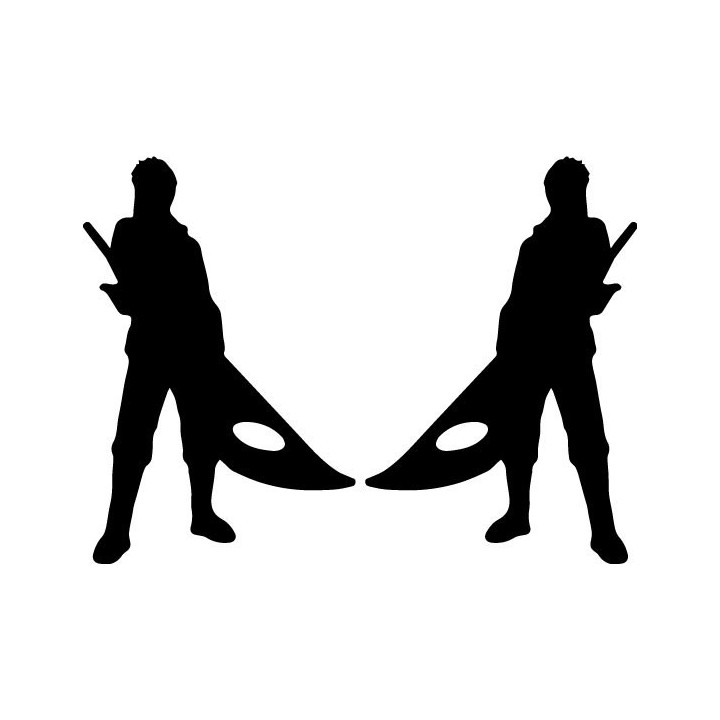 Zabuza Momochi Stickers – Naruto Anime Decals (2-Pack)