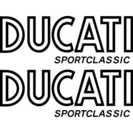 Ducati Sportclassic Vinyl Decal Sticker Dh - DecalsHouse