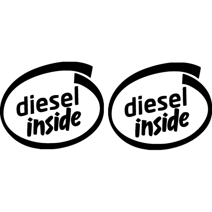 Diesel Inside Sticker Vinyl Decal Dh - DecalsHouse
