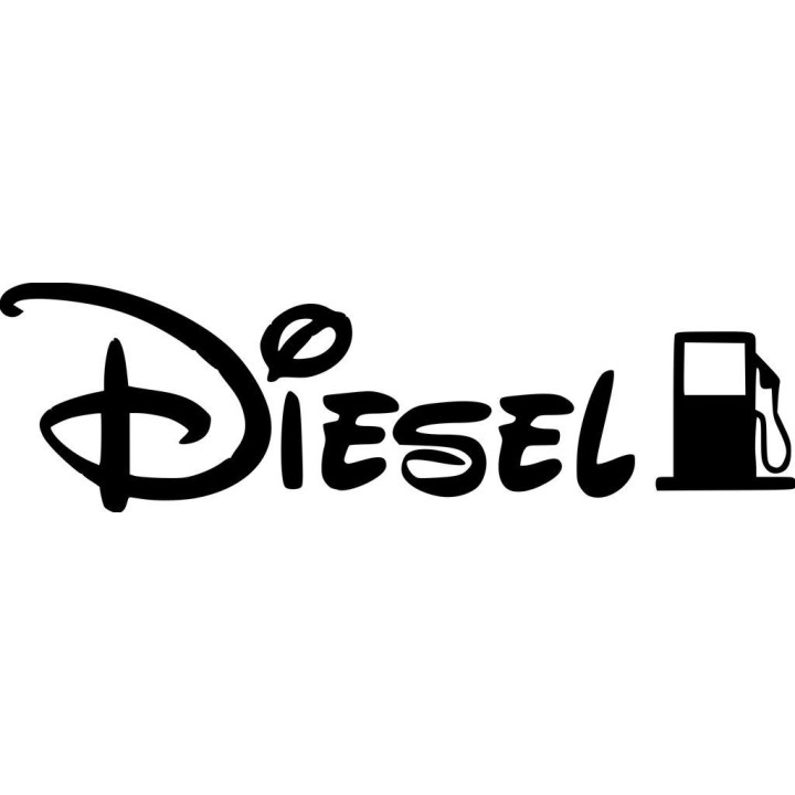 Diesel Sticker Vinyl Decal V4 Dh - DecalsHouse