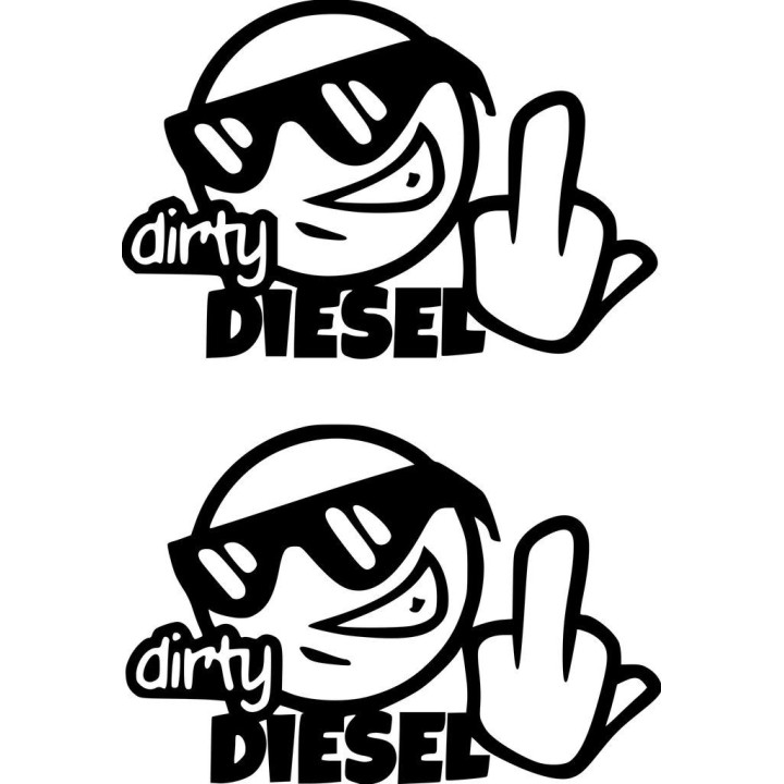 Dirty Diesel Sticker Vinyl Decal Dh - DecalsHouse