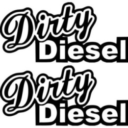 Dirty Diesel V7 Stickers – Rolling Coal Truck Vinyl Decals