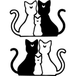 Sailor Moon Luna & Artemis Stickers – Anime Cat Decals (2-Pack)