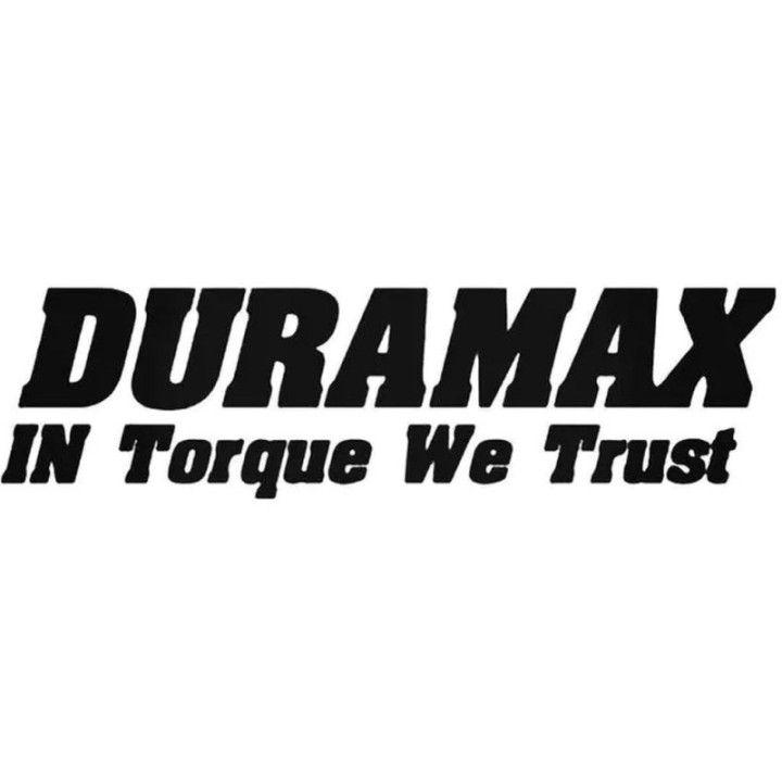 Duramax In Torque We Trust Dh - DecalsHouse