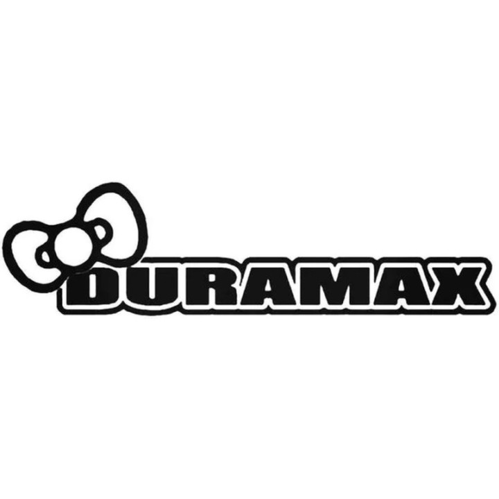 Duramax With Bow Dh - DecalsHouse